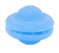 Wangcmcol Interactive IQ Boosting Dog Treat Ball, for Pets, Durable TPR Material, Food Dispensing Puzzle Toy, Teeth Cleaning Chew Ball for Medium Large Dogs (Blue)