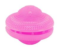 Wangcmcol Interactive IQ Boosting Dog Treat Ball, for Pets, Durable TPR Material, Food Dispensing Puzzle Toy, Teeth Cleaning Chew Ball for Medium Large Dogs (Pink)