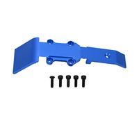 Wangcmcol RC Car Skid Plate for E Revo, Slash 4WD, Summit, Aluminum Alloy, 1/16 Scale, Durable, Lightweight, Easy Install (Blue)