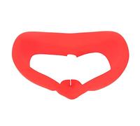 Wangcmcol Silicone VR Face Cover for Pico Neo3 Sweatproof Lightproof Face Protector Pad Washbale Silicone Cover for VR Glasses (Red)