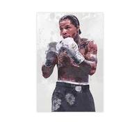 WANGCYJS Gervonta Tank Davis Poster Boxing Picture Canvas Poster Wall Art Decor Print Picture Paintings for Living Room Bedroom Decoration Unframe:12x18inch(30x45cm)