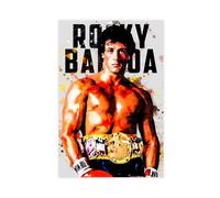 WANGCYJS Rocky Balboa Poster Boxing 8 Canvas Poster Bedroom Decor Landscape Office Room Decor Gift Unframe:12x18inch(30x45cm)