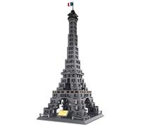 WANGE Eiffel Tower-Paris,France 976 Pcs Building Blocks Set for Hobby Builders