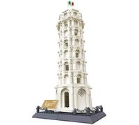 WANGE Leaning Tower of Pisa. Architecture building bricks set.