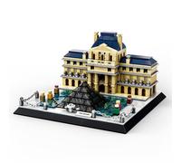 WANGE Louvre Museum,Paris,France 803 Pcs Building Blocks Set for Hobby Builders