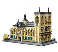 Wange Notre Dame Cathedral of Paris. Architecture building bricks set.
