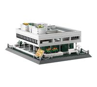 WANGE Villa Savoye-Paris,France 1226 Pcs Building Blocks Set for Hobby Builders
