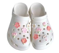 WANGENPING Cherry Blossom Pin Flowers, Cute Cartoon Cherry Blossom Shoe Badge, Decoration Accessories, Children's Sandals, Fun Decoration for Children's Parties, Suitable for Spring Flowers Design