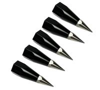 WANGFK 5PCS measuring field rod prismatic rod tip, with 5/8 internal thread GPS positioning, measuring accessories carbon tube tip
