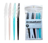 WANGFXWA Dermaplane Razor Eyebrow razors Face razors for women dermaplaning tool face shaver womens face razor peach fuzz ladies razors facial hair men Pack Set of 12pcs(Multiple colors)
