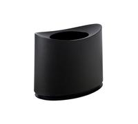 WANGHAI-666 Trash Cans Bathroom Trash Can, Waste Baskets with Removable Inner Bucket,Small Office Garbage(Black)