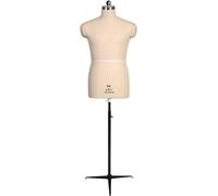 wanghaiyanBD Male Mannequin Sewing Stand, Large Foam Half Body Torso Dress Form with Tripod Stand for Adults Men, Height Adjustable Dressmakers Manikin Plus Size Male Mannequin.