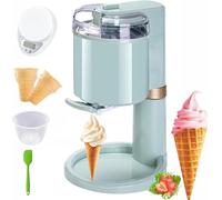 wanghaiyanBD Soft Ice Cream Machine - Fully Automatic Mini DIY Maker for Home and Café, 1L Capacity, Compact Design for Homemade Fruit Soft Serve