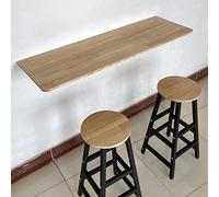 wanghaiyanBD Wall Mounted Fold Down Desk - Space-Saving Kitchen Breakfast Bar Table, Drop Leaf Dining Table, Home Office Work Desk for Small Spaces
