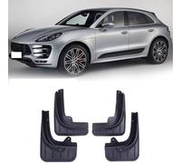 WANGJF Car Mud Flaps Set for Porsche Macan 2014-2023, Black Splash Guard Fender MudFlaps, Front & Rear Car Accessories