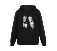 Wangjl Pullover Warm Hoodies Horror Stars - Peter Cushing -Hand Silk-Screened Pre-Shrunk Hoody Size XL Black