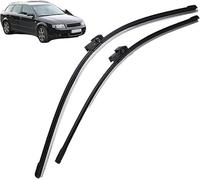 WangjunF Car front Windshield Wiper for Audi A4 B6 8E 8H 2000-2003 22"+22",Windscreen Wipers Replacement Blades,Car Replacement Blades,Long Lasting Resilient Silicone Rubber