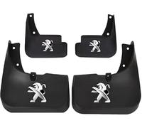 WangjunF Car Mud Flaps for Peugeot 208 2012-2019, 4 Pcs Black ABS Mudguards, Front and Rear Wheel Protection