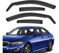 WangjunF Wind Deflectors Set Fits for BMW 3-Series G20/G21 Saloon 4-Doors 2019-2023,Car Side Window Ventilated Visors Rain Guards Accessories 4pc