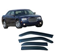 WangjunF Wind Deflectors Set Fits for Chrysler 300 2005-2010,Car Side Window Ventilated Visors Rain Guards Accessories 4pc