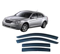 WangjunF Wind Deflectors Set Fits for Chrysler Sebring 2007-2010,Car Side Window Ventilated Visors Rain Guards Accessories 4pc