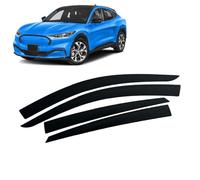 WangjunF Wind Deflectors Set Fits for Ford Mustang Mach-E 2021-2024,Car Side Window Ventilated Visors Rain Guards Accessories 4pc