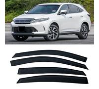 WangjunF Wind Deflectors Set Fits for Toyota Harrier 2016-2020,Car Side Window Ventilated Visors Rain Guards Accessories 4pc
