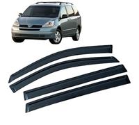 WangjunF Wind Deflectors Set Fits for Toyota Sienna XL20 2004-2009,Car Side Window Ventilated Visors Rain Guards Accessories 4pc