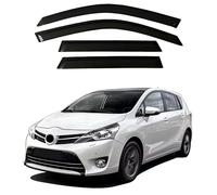 WangjunF Wind Deflectors Set Fits for Toyota Verso EZ 2009-2017,Car Side Window Ventilated Visors Rain Guards Accessories 4pc