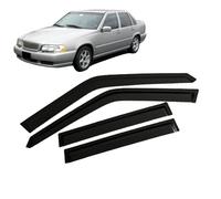 WangjunF Wind Deflectors Set Fits for Volvo S70 1998-2000,Car Side Window Ventilated Visors Rain Guards Accessories 4pc