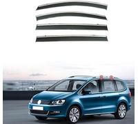 WangjunF Wind Deflectors Set Fits for VW Sharan II 2010-2015,Car Side Window Ventilated Visors Rain Guards Accessories 4pc