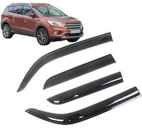 WangjunF Wind Deflectors Set for Ford Kuga 2008-2013 5-Doors,Car Side Window Ventilated Visors Rain Guards Accessories 4pc