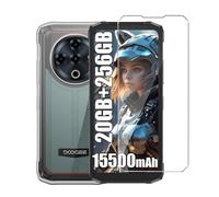 Wanglaism Case for Doogee Fire 6 Power Case with 1 Pack Tempered Glass Screen Protector, Soft Bumper Anti-Scratch Silicone Phone Case Cover-Clear