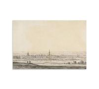 WANGLIDD Aelbert Cuyp Paintings Wall Art Poster Prints View of The Rhine River Valley (1651-1652) Canvas Wall Art Decorative Bedroom Modern Home Print Picture Artworkss Unframe 08x12inch(20x30cm)