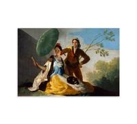 WANGLIDD Francisco Goya Poster The Parasol Artworks Canvas Room Aesthetic Wall Art Prints Home Modern Decor Unframe 16x24inch(40x60cm)