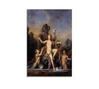 WANGLIDD Gustave Moreau Poster Venus Rising From The Sea Wall Art Picture Painting Canvas Prints Artworks Bedroom Living Room Decor Unframe 08x12inch(20x30cm)