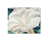 WANGLIDD Jimson Weed The White Flower By Georgia O'Keeffe Poster Painting Canvas Wall Art Picture Prints Hanging Photo Gift Idea Decor Homes Artworks Unframe 08x10inch(20cmx25cm)
