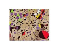 WANGLIDD Joan Miro Poster The Poetess Wall Art Bedroom Prints Home Decor Hanging Picture Canvas Paintings Unframe 16x20inch(40cmx50cm)