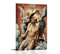 WANGLIDD Maarten Van Heemskerck Paintings Wall Art Poster Prints Man of Sorrows Wall Art Aesthetic Canvas Painting Picture Living Room Decor Home Frame 12x18inch(30x45cm)