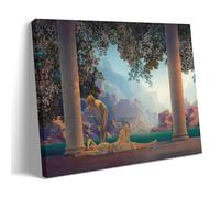 WANGLIDD Maxfield Parrish Paintings Wall Art Poster Prints Daybreak Cool Artworks Painting Wall Art Canvas Prints Hanging Picture Home Decors Gift Idea Frame 20x30inch(50x75cm)