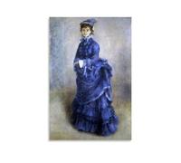 WANGLIDD Pierre Auguste Renoir Poster La Parisienne Wall Art Bedroom Prints Home Decor Hanging Picture Canvas Paintings Unframe 16x24inch(40x60cm)