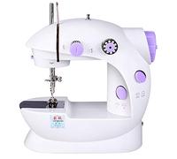 WANGLXST Small Household Sewing Tool, Sewing Machine Portable Mini Overlocker Sewing Machinel Two-Wire Two-Speed Pedaling, purple
