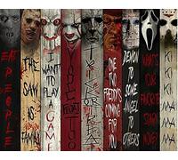 wangmaomao Paint by Numbers for Adults Children Skull Halloween Horror Couple 16x20 Inch Linen Canvas Acrylic DIY Number Painting Kits Wall Art Decor Gifts-Frameless