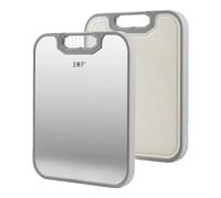 WANGMAZI Antibacterial Stainless Steel Double-sided Cutting Board