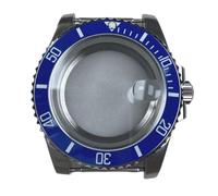 WANGMUMU 40mm Men's Watch Case 316L Stainless Steel Sapphire Glass Ceramic Bezel Compatible for Nh35 Nh36 Compatible for ETA 2824 Dial Movement Going