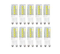 WANGPEI G9 LED Light Bulbs 3W Equivalent 30W Halogen Cool White 6000k 300 Lumen AC220-240V 360° Beam Angle Energy Saving G9 No Dimmable（Pack of 10） [Energy Class A++]