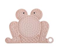 WANGPENG dog bowls 2-pack Slow-feeding Licking Pad For Cats And Dogs - Suction Cup Base Pet Feeding Pad, Anti-anxiety Pad-pink Frog