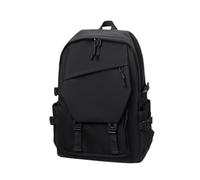 WANGQIQI school bag Solid Color Casual Backpack, Large Storage Daypack For Commute Work Outdoor Travel-black-32 * 16 * 47cm