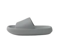 WANGQIQI summer sandals men Men's Thick-soled Non-slip Slippers Indoor Casual Soft And Comfortable Transparent Shoes-gray-42-43
