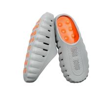 WANGQIQI Summer Slippers Unisex Soft Clogs Slides, Comfort Eva Slippers, Indoor Outdoor Home Beach Casual Sandals For Men Women Use-gray-36